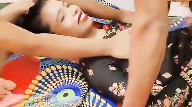 Assamese friends sharing one cock in hot desi threesome