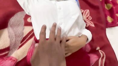 Shirt and skirt wearing desi Sali banged by jija