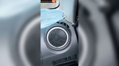 Telugu girl boobs pressing in car with boss