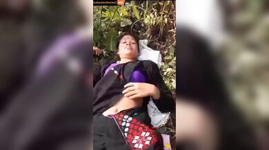 Desi assamese bhabhi and lover in xxx jungle mms