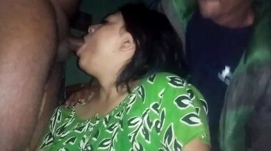 Cuckold hubby helped wife suck friend’s cock