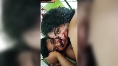 New Thrissur malayali lovers kissing deep and hard