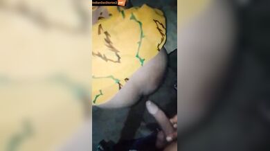 Poor village lady in yellow saree fucked by uncut cock