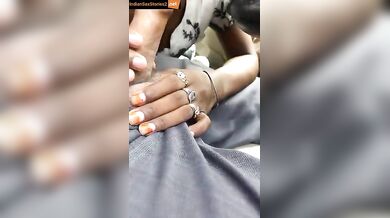 Desi uncle gets cock sucked and balls licked by randi!