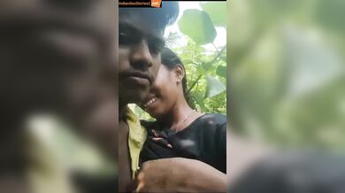 Public park pussy kissing of virgin desi girl
