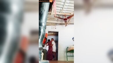 Old tamil uncle grabbed and fucked young bhabhi