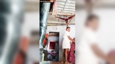 Old tamil uncle grabbed and fucked young bhabhi