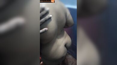 Sexy tamil wife boobs pressing in bathroom movie