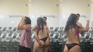 Amateur devar bhabhi hot bathroom romance video