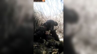 Desi aunty outdoor sex with secret lover in forest