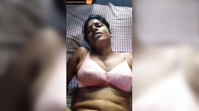 Village lady in pink bra fucked nicely