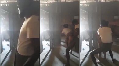 Andhra guy big ass aunty in secret sex film