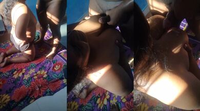 South Indian mom gets cummed on boobs