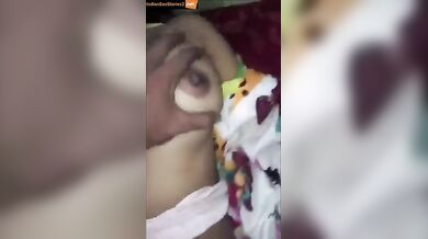 Young cousin girl pussy fucking with boobs press