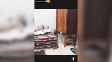 Big cock café boy fucking Smriti Jain in xxx threesome