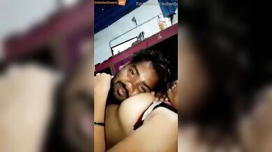 Big boobs Sali lip kiss and hairy pussy show with jija