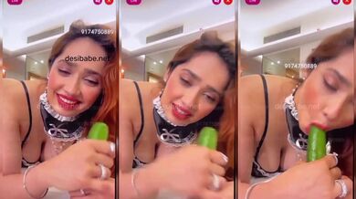Aditi mistry cucumber blowjob MMS