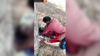 Rajasthani bhabhi and lover caught fucking outdoor mms