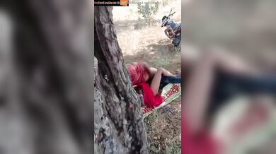 Rajasthani bhabhi and lover caught fucking outdoor mms