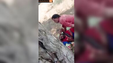 Rajasthani bhabhi and lover caught fucking outdoor mms