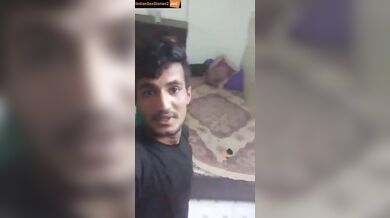 Young devar and hot bhabhi boobs pressing mms clip