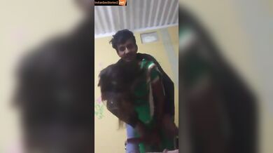 Young devar and hot bhabhi boobs pressing mms clip