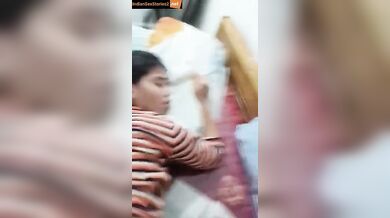 Big gaand college student hard doggy fucking with boyfriend