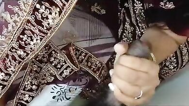 Desi wife’s hot fuck on karwa chauth night