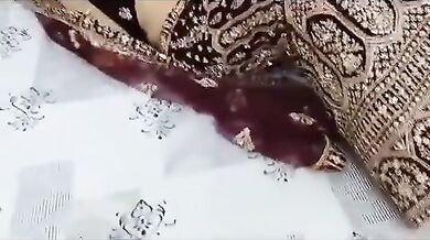 Desi wife’s hot fuck on karwa chauth night