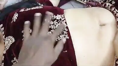 Desi wife’s hot fuck on karwa chauth night