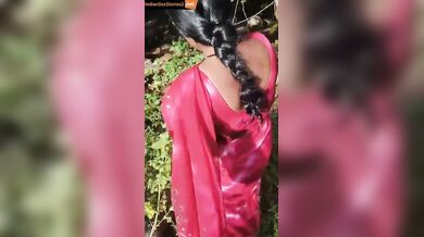 Marathi aunty and lover’s HD jungle sex mms