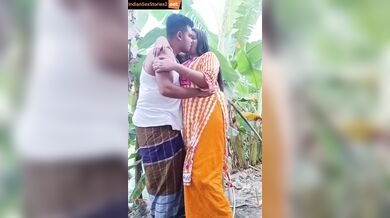 Desi couple banana farm sex video