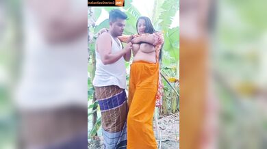 Desi couple banana farm sex video