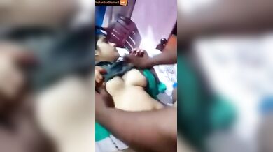 Kothewali aunty arranged a young girl for regular client