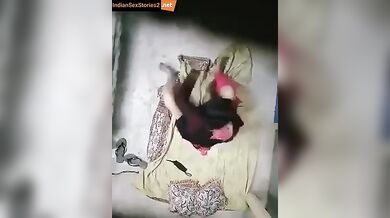 Tenant lover girl caught in covert camera mms