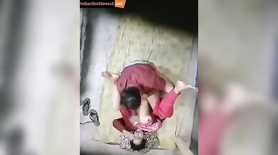 Tenant lover girl caught in covert camera mms