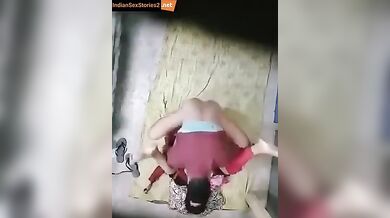 Tenant lover girl caught in covert camera mms