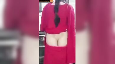 Desi bhabhi and lover standing doggy fuck in kitchen sex video
