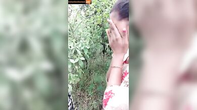 Young village girl outdoor cock sucking mms video