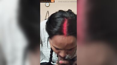 Desi bhabhi deep and lovely blowjob clip with devar