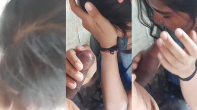 Harayana girl sucking boyfriend in XXX pov MMS