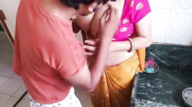 Devar hot bhabhi kitchen sex mms (faceless pornstar)