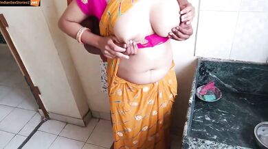 Devar hot bhabhi kitchen sex mms (faceless pornstar)