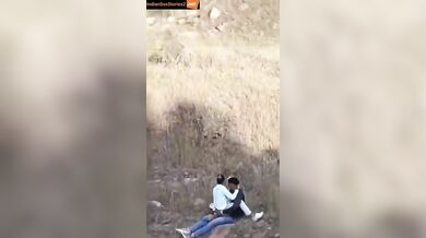 College girl and boyfriend’s very hot outdoor mms