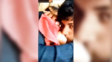 Young college bf gf boobs sucking and blowjob mms