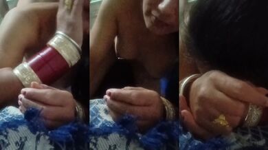 Amateur sardar ji and punjabi wife homemade doggy recording