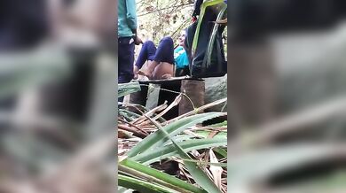 Young college girl full hot outdoor sex mms