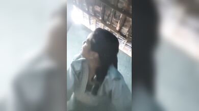 Village hot maal fucked in doggy pose (she farts)!