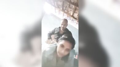 Village hot maal fucked in doggy pose (she farts)!