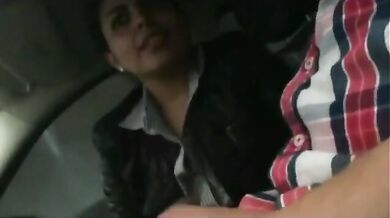 Whore secretary cum eating car blowjob mms